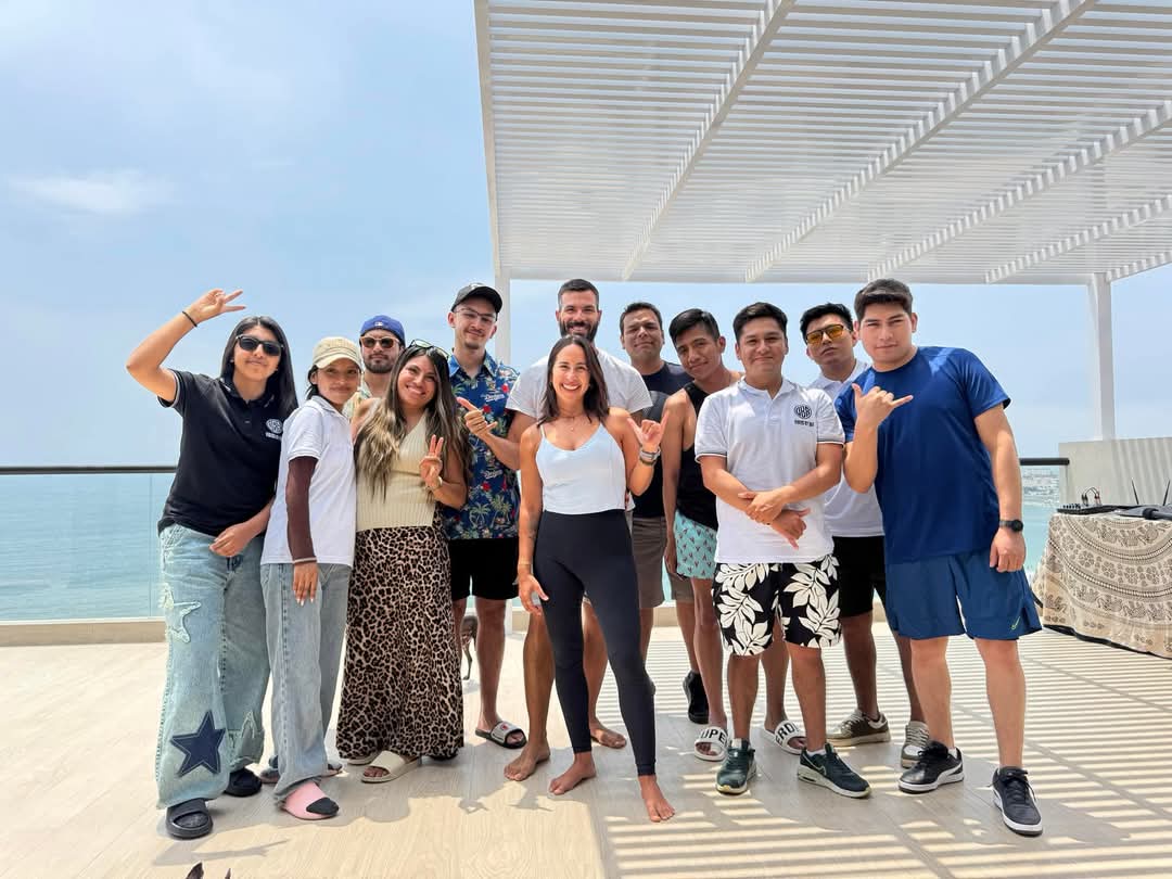 Team outing — breathwork + beach